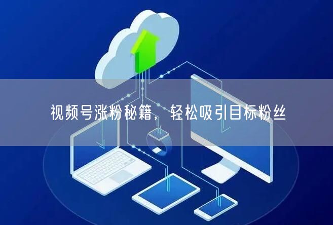 视频号涨粉秘籍，轻松吸引目标粉丝